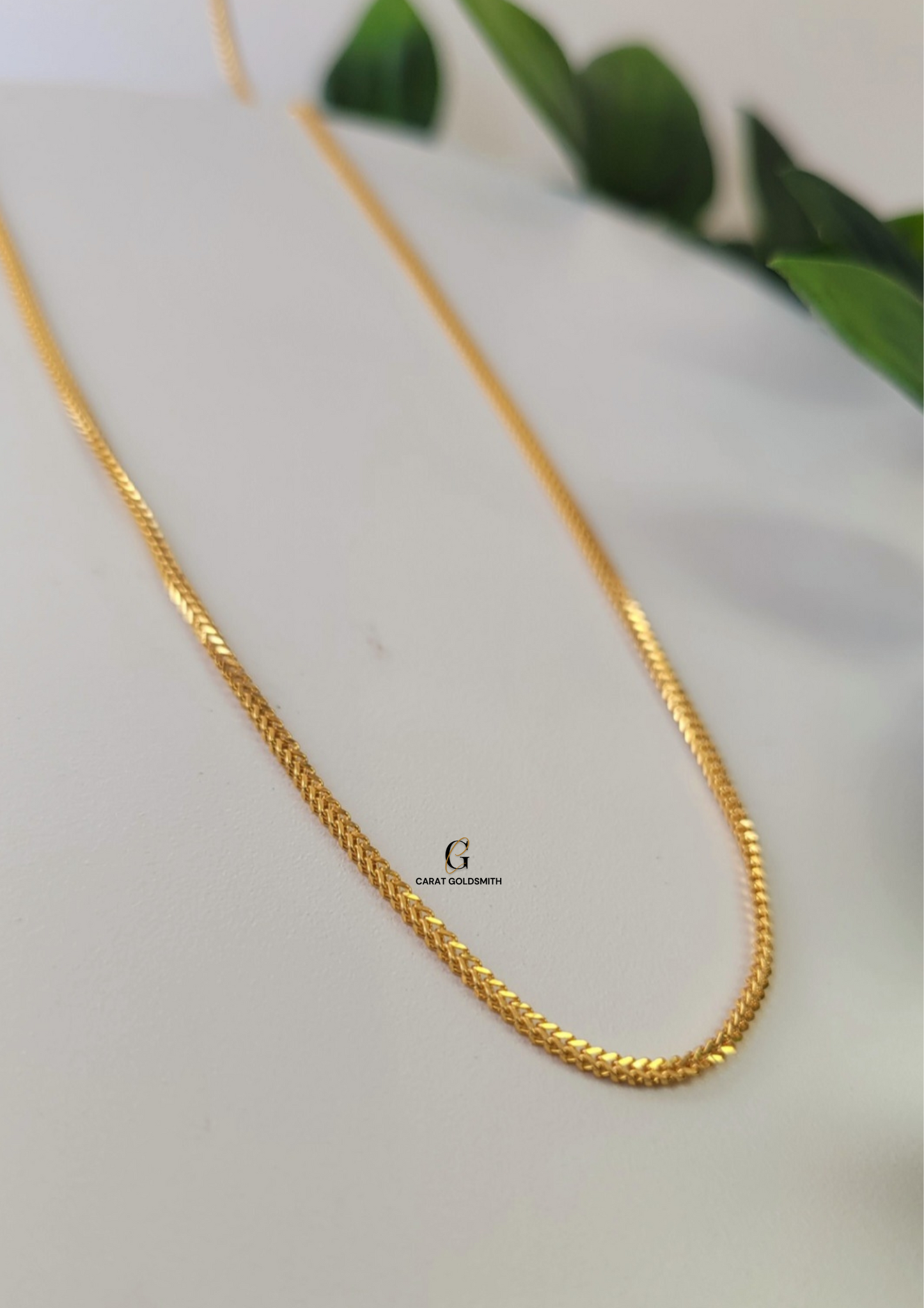 INTRICATE GOLD FOXTAIL CHAIN