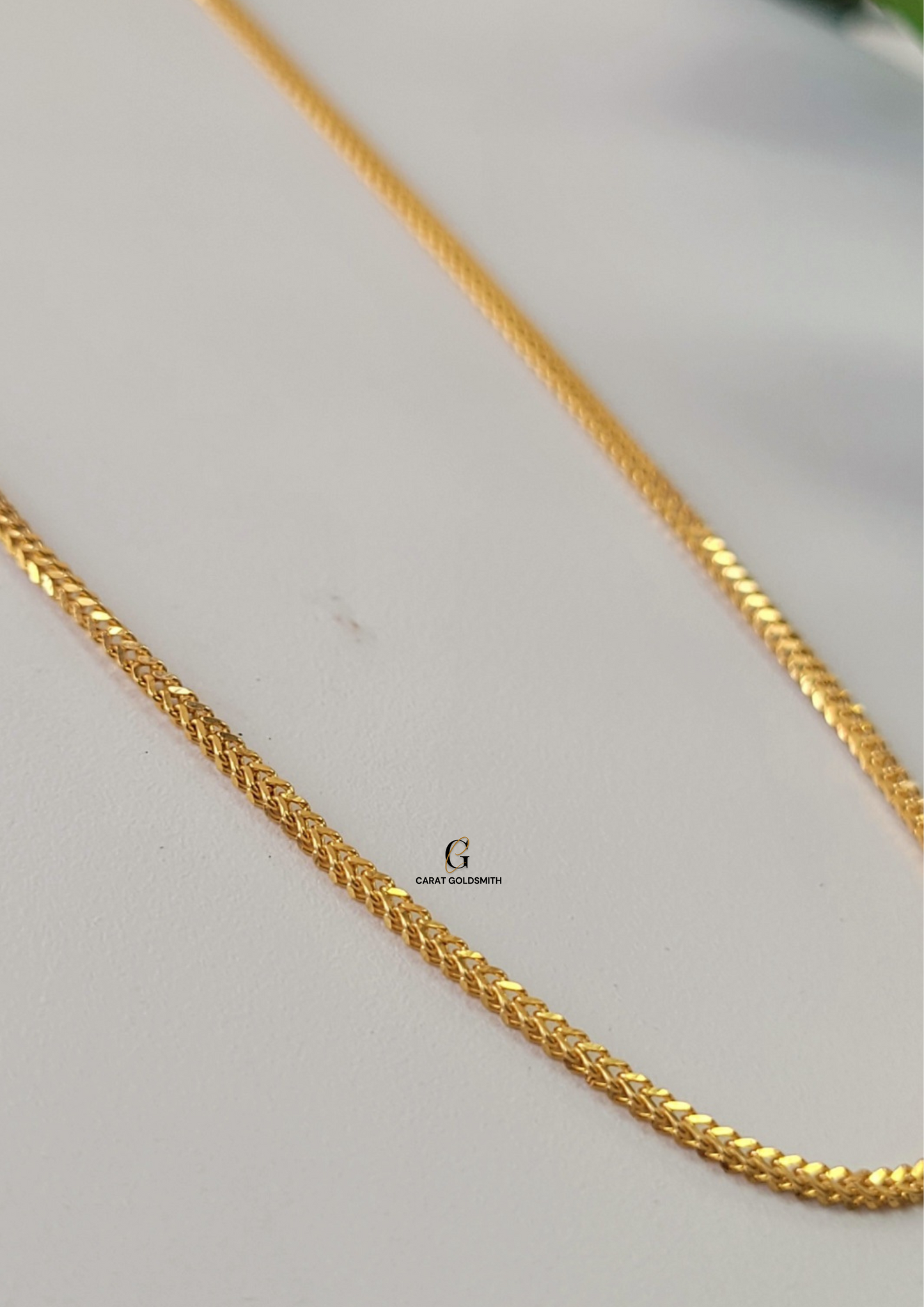 INTRICATE GOLD FOXTAIL CHAIN