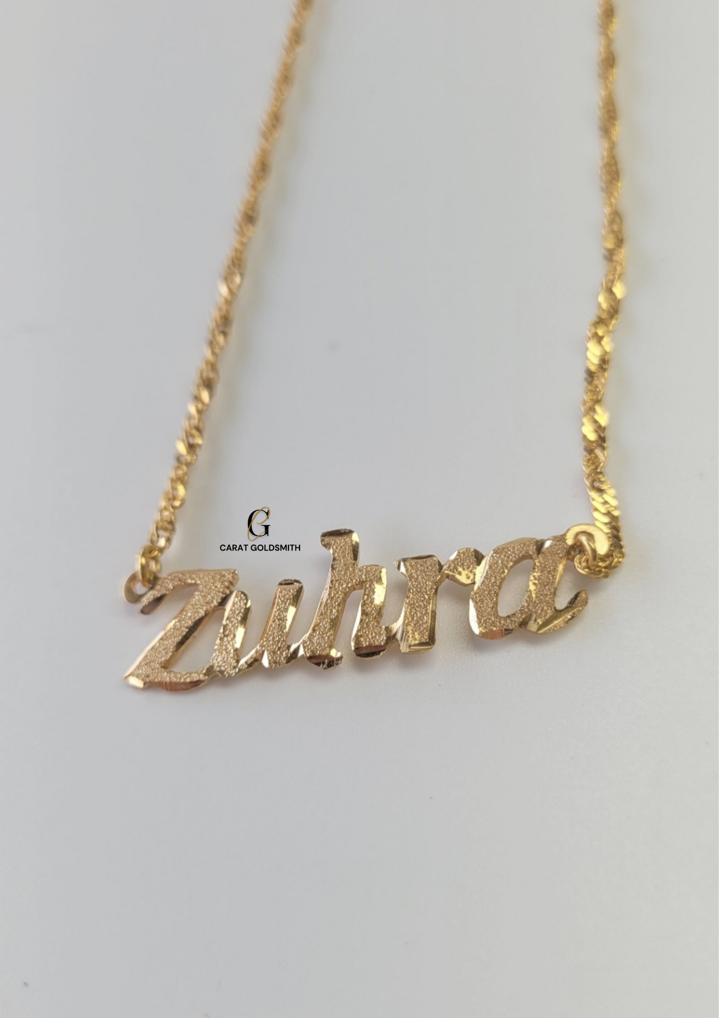 HEAVY ENGLISH NAME NECKLACE | MADE TO ORDER | DISPATCHED WITHIN 1 WEEK