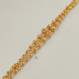 DOUBLE LAYERED BEADED BRACELET