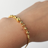 DIAMOND CUT BEADED BRACELET