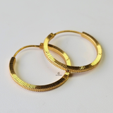PLAIN GOLD HOOPS