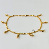 FLAT CHAIN TASSEL BRACELET