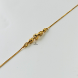BEADED DIAMOND CUT BRACELET