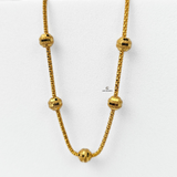 BEADED SWIRL CHAIN