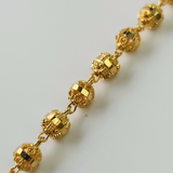 FILIGREE BEAD CHAIN BRACELET