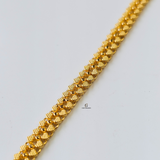 DOTTED LINK FLAT BRACELET