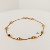 INTRICATE SWIRL BEADS BRACELET
