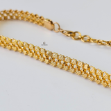 DOTTED LINK FLAT BRACELET