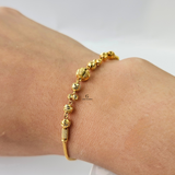 DIAMOND CUT BEADED BRACELET