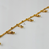 FLAT CHAIN TASSEL BRACELET