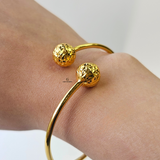 DOUBLE BALL CUFF BANGLE