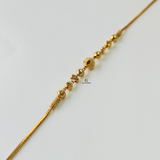 DIAMOND CUT BEADED BRACELET
