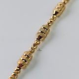 CENTRE BEADED TUBE BRACELET