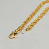 DIAMOND CUT LINK BRACELET