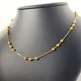 BEADED STATION BOX CHAIN