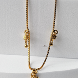 GOLD DROP CHARM ANKLET