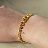 DOUBLE LAYERED BEADED BRACELET