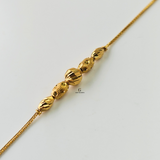 BEADED DIAMOND CUT BRACELET