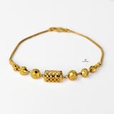 INTRICATE BEADED TUBE BRACELET