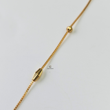 LIGHTWEIGHT BEADED STATION ANKLET