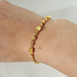 INTRICATE BEADED BLOCK BRACELET