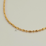 GOLD BEADED CHAIN