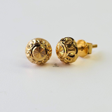 INTRICATE DESIGN CIRCLE STUDS