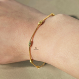 DOTTED DESIGN STATION BRACELET