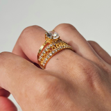 WIDE CHUNKY RING