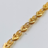 LEAF CUTTING FLAT BRACELET