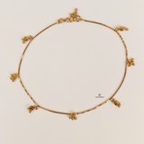 GOLD DROP CHARM ANKLET