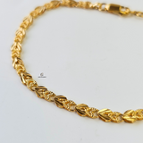LEAF CUTTING FLAT BRACELET