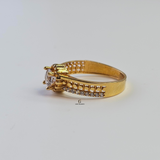 SINGLE STONE ITALIAN RING