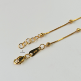 LIGHTWEIGHT BEADED STATION ANKLET