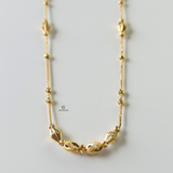 STATION CHAIN WITH 4 CENTRE BEADS