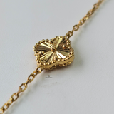 GOLD 5 FLOWER BRACELET - SMALL