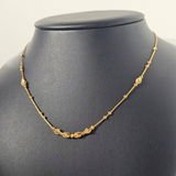 STATION CHAIN WITH 4 CENTRE BEADS