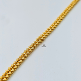 DOTTED LINK FLAT BRACELET