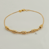 CENTRE BEADED TUBE BRACELET