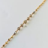 BEADED TWO TONE BRACELET