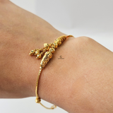 BEADED BRACELET WITH DANGLE