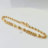 DIAMOND CUT BEADED BRACELET