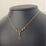 BEADED DANGLE NECKLACE