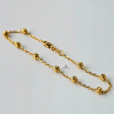 DIAMOND CUT STATION BRACELET