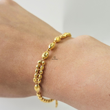 DIAMOND CUT BEADED BRACELET
