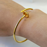 GOLD NAIL CUFF BANGLE