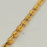 DIAMOND CUT LINK BRACELET