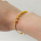 FILIGREE BEAD CHAIN BRACELET