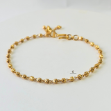 BEADED STATION BRACELET